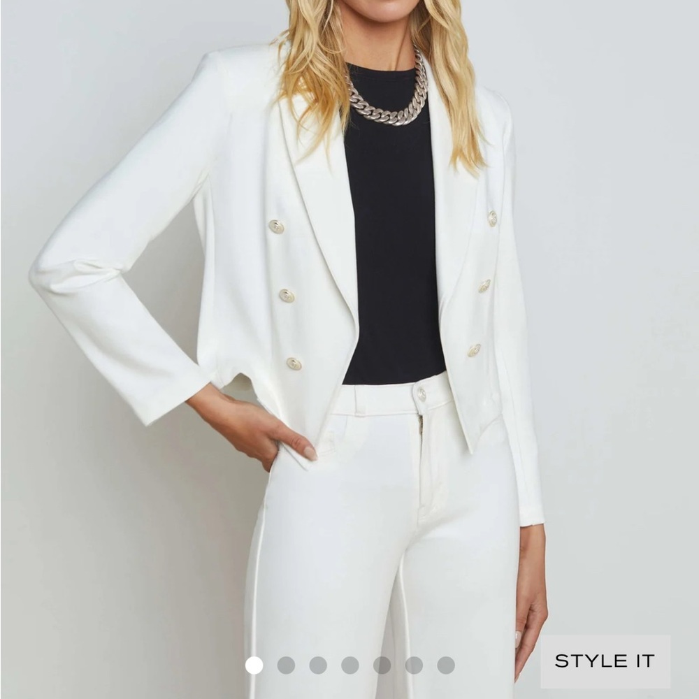 L’AGENCE NWT WAYNE IVORY BLAZER Medium.